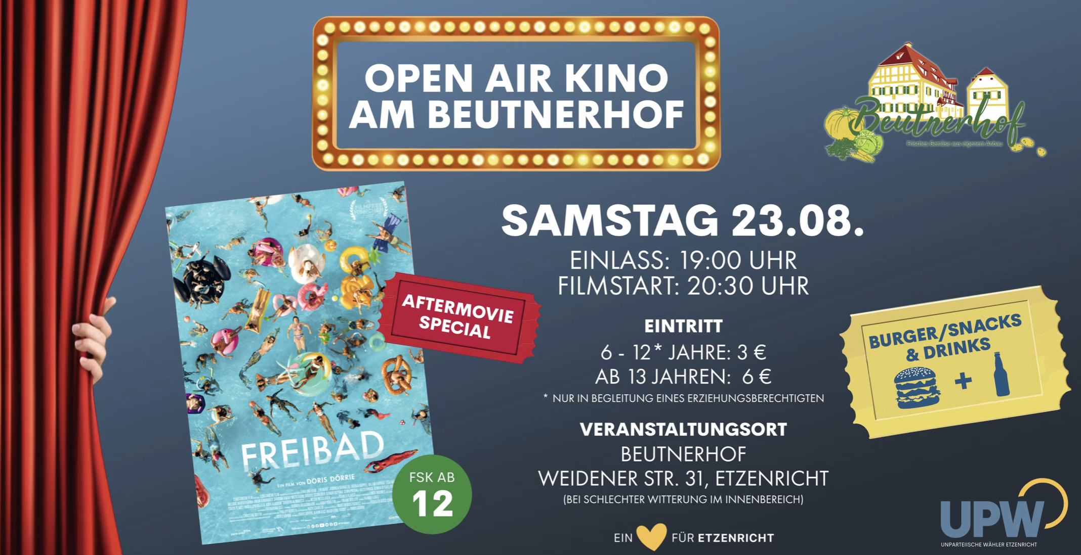 OpenAir Kino am Beutnerhof